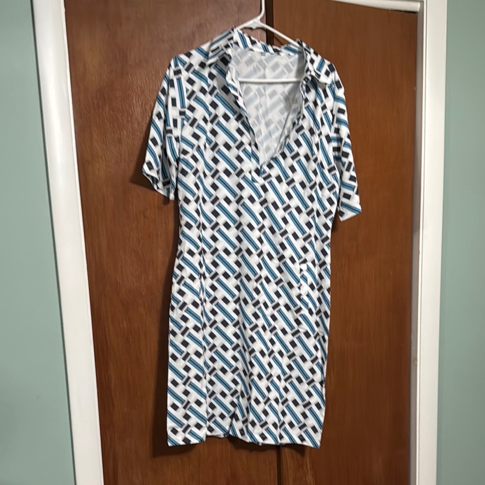 Geometric Patterned Dress